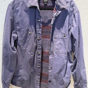 BDG Men's Purple Shirt Jacket
